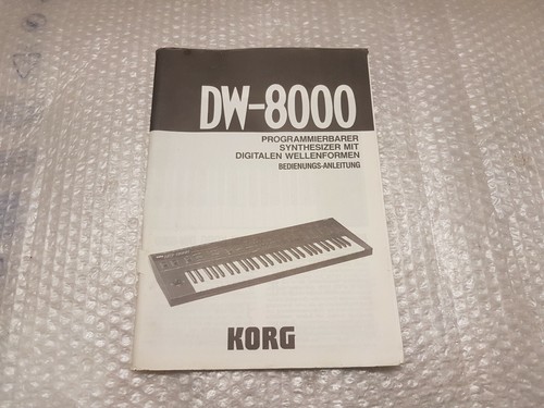 Manuale korg 8000 - manuale,