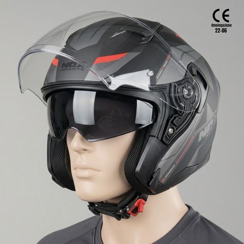 Casco moto scooter jet doppia - moto,