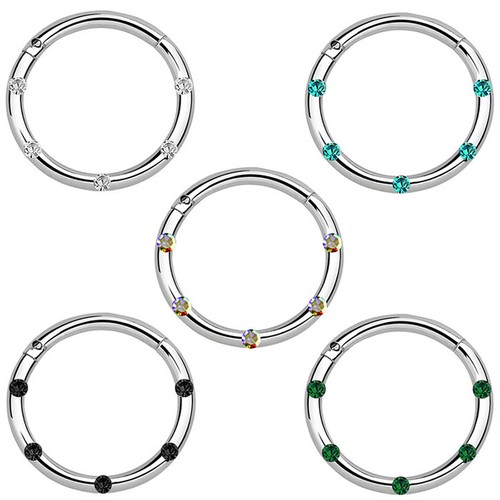 Piercing setto clicker - piercing, al