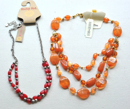 Lotto collana perline strate - lotto,