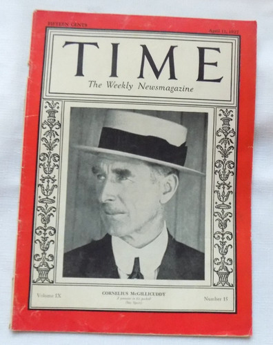 Time magazine aprile 1927 - time,