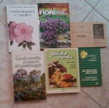 LOTTO DI 6 LIBRI SUL GIARDINAGGIO E I FIORI