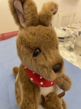 Peluche Canguro Originale Australia, H: 35 Cm Circa Come Nuovo