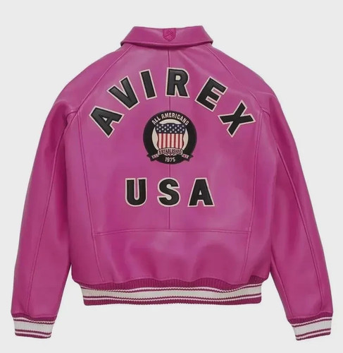 Giacca uomo avirex rosa bomber - uomo,