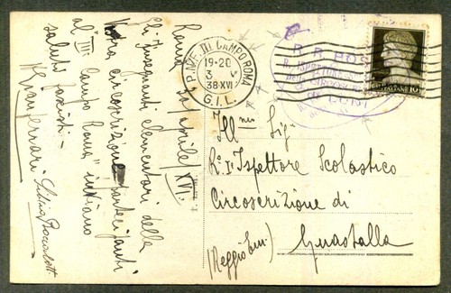 Storia postale annullo - -,