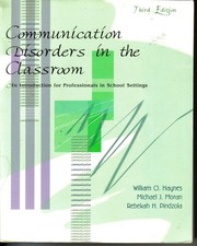 COMMUNICATION DISORDERS IN THE