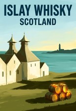 Poster da viaggio Islay Whisky