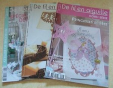 Lot de 3 De fil en aiguille