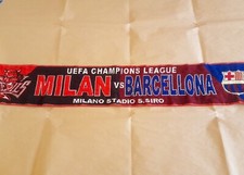 Sciarpa calcio MILAN vs