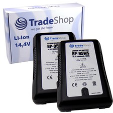 2x batteria agli ioni di litio 95Wh 6600mAh per Sony DSR-400K DSR-400L DSR-450WSL DSR-50