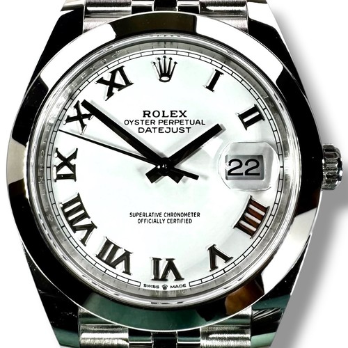 Rolex datejust 126300 bianco - rolex,