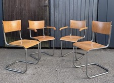 Un set 4 sedie Bauhaus Thonet