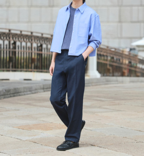 Uniqlo linen blend relaxed - linen,