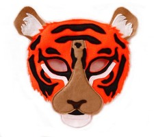 Costume maschera tigre fatto a