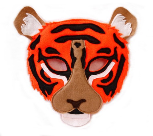 Costume maschera tigre fatto - , a