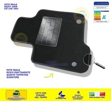 TAPPETINO Specifico COMPATIBILE  con PANDA 312 dal 2012  TAPPETI AUTO Moquette