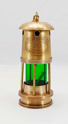 Lampada minatore antica in - da,
