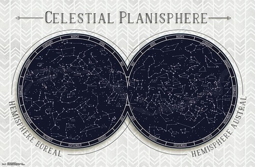 Celestiale planisfero poster - celestiale,
