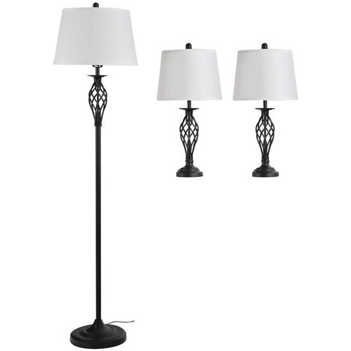 Set pezzi lampada terra e - lampada, da