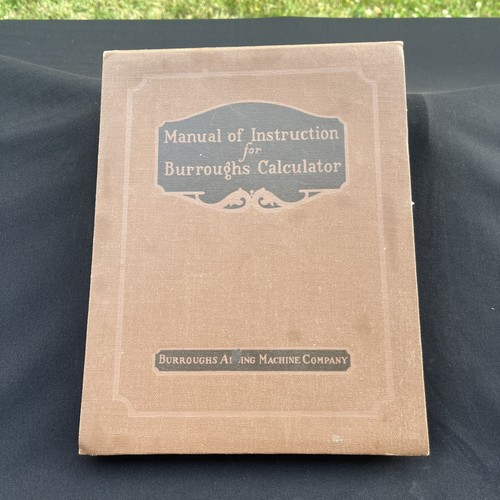 Burroughs manual - burroughs,