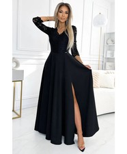 Vestito elegante con maniche in pizzo - Amber