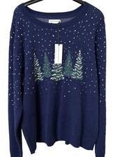 Maglione Natalizio Donna Cupcakes e Cashmere XL – Maglione Festivo NUOVO