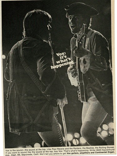 1966 vox guitars paul - 1966, revere