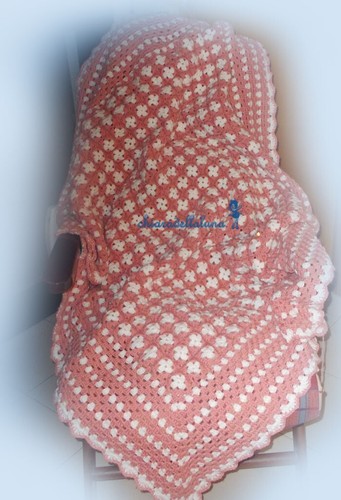 Coperta uncinetto plaid - uncinetto,,