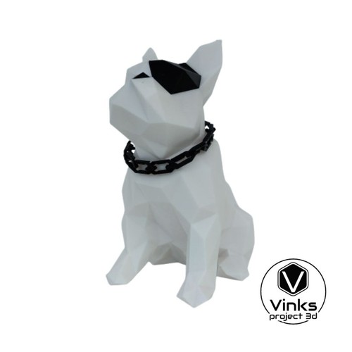 Bulldog francese statua - bulldog,