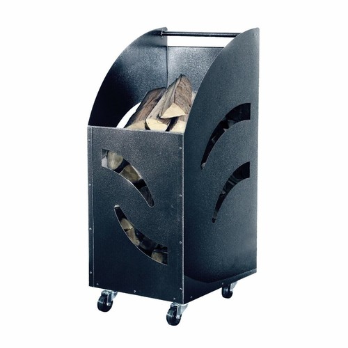 Carrello porta legna box - porta, in