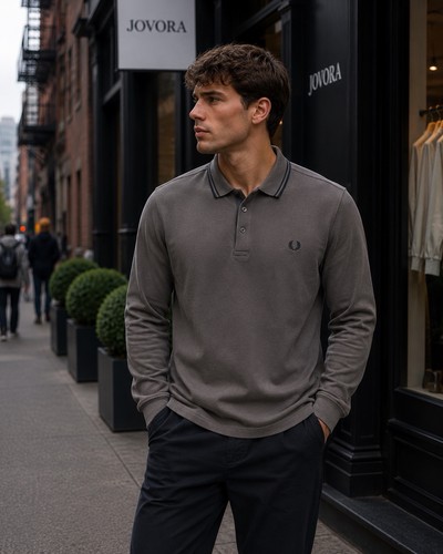 Polo fred perry - perry, lunga