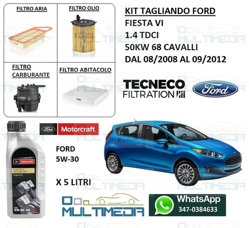 Tagliando filtri olio ford - olio,