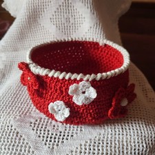 PORTA GIOIE IN PURA LANA FATTO A MANO -MARI CREAZIONI-