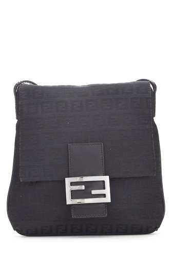 Fendi black zucchino - fendi, canvas