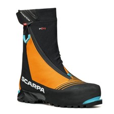 Scarpa Phantom Tech HD Stivali da Alpinismo Uomo, Nero/Arancione Luminoso, M45
