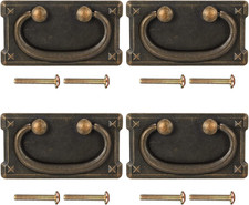 4 Pezzi Maniglie per Cassetti Antichi, Maniglia per Mobili Vintage, Maniglie Ant
