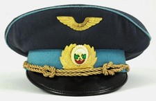 Bulgaria Aeronautica Militare Ufficiale Cappello A Visiera, Taglia Circa 55 !