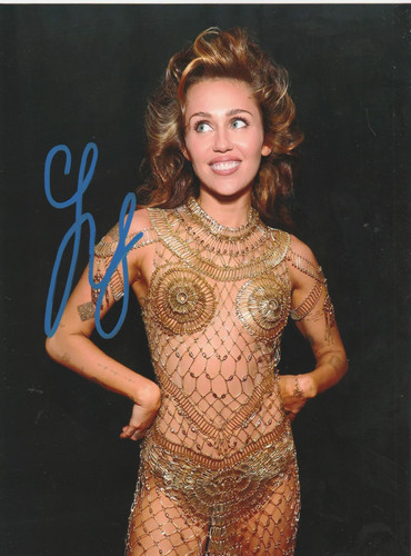 Miley cyrus signed - miley,