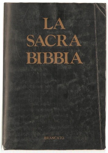 Libro sacra bibbia brancato - libro,