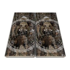 Wild Hog Cornhole Board Wrap