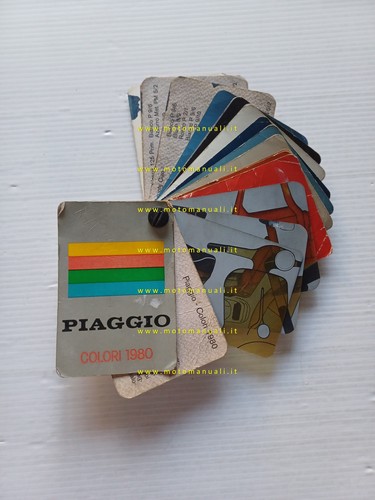 Piaggio mazzetta colori - , per
