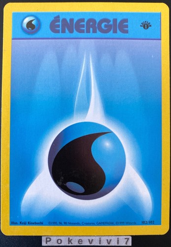 Carte pokemon energie eau - carte,