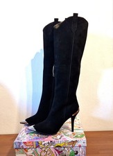 Stivali in pelle scamosciata