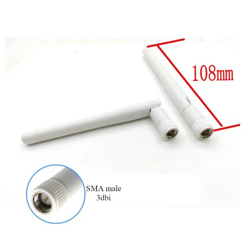 Antenna sma 3dbi 4ghz - 2x, lan