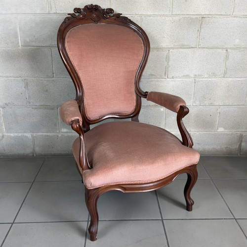 Antica poltrona tessuto - antica,