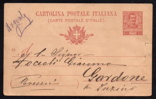 Regno 1904 cartolina postale - regno,
