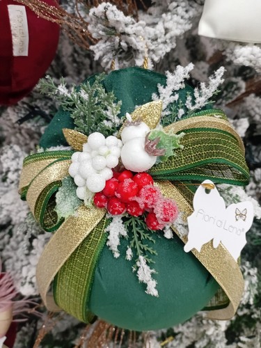 Addobbo natale sfera - sfera, in