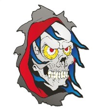 050197 ADESIVO Teschio 10x12