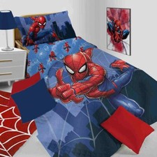 Copriletto trapuntato Spiderman Marvel per letto Singolo X763