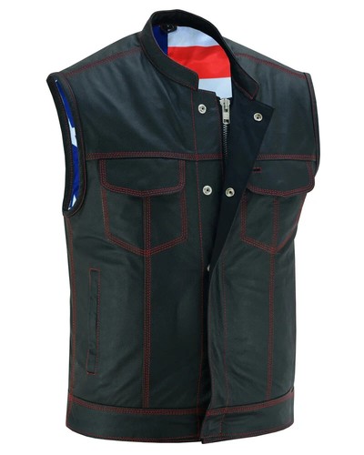 Gilet uomo pelle premium - pelle,